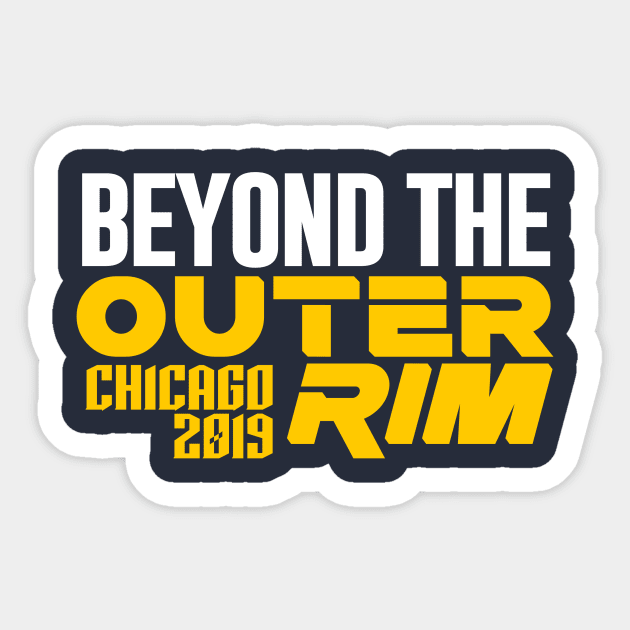 Beyond the Outer Rim - Chicago 2019 Sticker by CinemaShelf